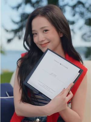 Special delivery for JISOO. See you at the Tommy Hilfiger Spring 2027 show, @JISOO! #nyfw #tommyhilfiger #jisoo 