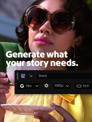 🆕 Introducing #Premiere’s all-new Generative Media Tool. With its floating task bar built into your workspace, you can now generate context-aware b-roll video and sound effects right from your timeline. Just pick your favorite model and write your prompt to fill in any gaps you need. Unlock the latest in editing technology and update Premiere today. Head to our link in bio!
