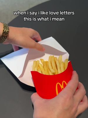 i hope the mailman doesn’t mind #mcdonalds #mcds #mcdonaldscanada #fyp #loveletter 