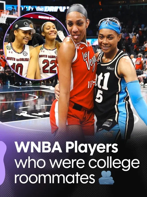 And they were ROOMMATES! Love these WNBA besties 💜  #wnba #wbb #collegebasketball