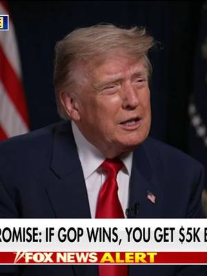 "We're $40 trillion in debt, how is that financially responsible?" President Trump defended his $5,000 dividend proposal after @itslauraingrahampressed him on the feasibility of the plan. During an exclusive interview from the RNC Midterm Convention in Dallas, Trump said the money would have to be spent in the U.S., arguing economic growth would help address the debt over time. "We're going to take care of the $40 trillion over a period of time through growth."