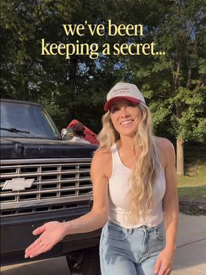 We’ve got news…. And it’s a little slower, more rooted, and a lot more intentional. #chevypartner Here’s to the next chapter 🤍 and thank you @Chevrolet for supporting us through every season