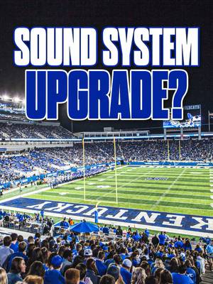 The speakers inside of Kroger Field are sounding LOUD in preparation for Saturday 🚨 (🎥: CBeasmoreSports/X) • • • • #BBN #BigBlueNation #CatsBy90 #WeAreUK #KentuckyWildcats @The College Sports Company 