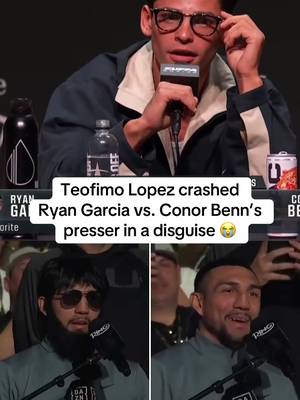 Ryan Garcia couldn’t believe it 💀 (via @DAZNBoxing) #boxing #ryangarcia #conorbenn #teofimolopez 