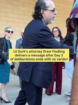 Lil Durk’s attorney Drew Findling delivers a message after Day 2 of deliberations ends with no verdict #lildurk #durktrial #rapnews #courtupdates 