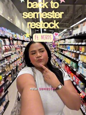 This is your sign to make sure you’re stocked up for the semester ✨ C’est ton signe pour faire le plein de produits essentiels avant la rentrée ✨ #back2school #snacks #NERDS 