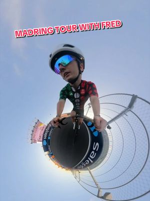 Fastest man on 2 wheels around the Madring 🚴‍♂️🇪🇸 Join Fred for a tour around F1’s newest circuit 🙌