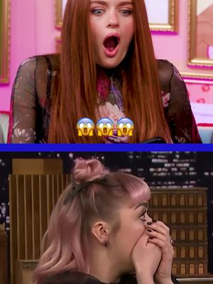 She’s just acting 😌 x Straight to the Comments with @Joey King & @Maisie Williams is out now on our YouTube channel! 💬 Catch them in Practical Magic 2, out now in cinemas! ✨ #gameofthrones #got #maisiewilliams