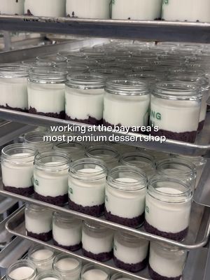 behind the scenes of my favorite coconut puddings!! #bayareafoodie #desserts