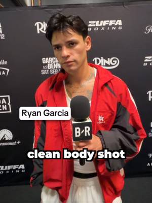 Ryan Garcia doesn't wanna take a clean body shot any time soon 😅 #boxing#boxer #sports #ryangarcia