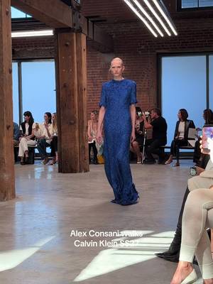 Alex Consani for Calvin Klein! #nyfw 