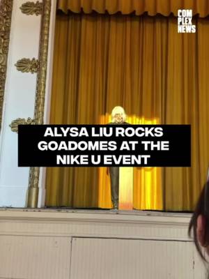 Olympic Gold Medalist Alysa Liu hits the stage in Nike Air Max Goadome 🏅⛸️