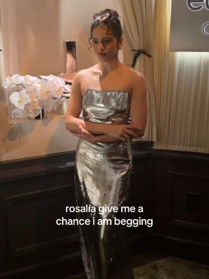 The mother supreme #rosalia made a special appearance at the @Calvin Klein euphoria fragrance party during #nyfw. #motomani #rosaliamotomami #rosaliavt 