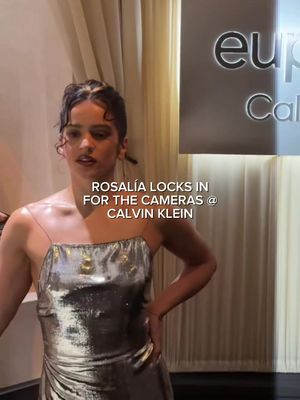 Spotted: @La Rosalia at the @Calvin Klein Euphoria launch party. Your favorite Euphoria guest star celebrating Euphoria… fitting! #rosalia 