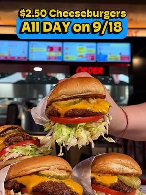 📢 SAVE THE DATE! 📢 We’re a week away from celebrating National Cheeseburger Day on September 18th! Join us at any Irv’s locations to appreciate the all American favorite burger 🍔 We will be doing $2.50 Cheeseburgers special all day long! 🗓️ Friday, September 18th ⏰ All Day at all locations #nationalcheeseburgerday #JustForYou #irvsburgers #vegasfood #burgers 