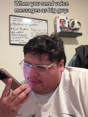 When you send voice messages as a big guy #explorepage #foryoupage #comedy 