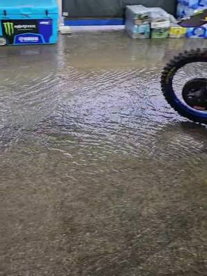 Is that a river running through our pits? Yes…. Yes it is 😒☔️