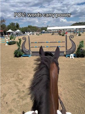 just making sure she knows she’s the best 🥹🩷 words carry so much power. I could be speaking a completely different language and if the energy carried through the words are positive and encouraging, the horse will feel that right away & mirror the positive energy right back. that’s what they do! energy is everything. the energy you bring into the saddle, the words you choose, the confidence you give your horse. they pick up on all of it. what you put out, they feel. and when you lead with positivity, trust & love, that energy comes right back to you 💞 this round was one of the best I’ve ever ridden in the 1.30m, aboard wonderful miss MonChou 🐴 what a gift it is to do this fiercly mental sport with these incredible teammates!! #equestrian #showjumping #horseshow #horsegirl #povride 