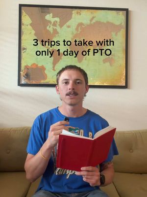 Who said you can’t travel while working full time? All you need is one day of PTO. • #budgettravel #9to5travel #longweekendtrip #paidtimeoff #workandtravel 