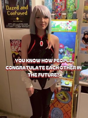 Her dad is just hanging out in his man cave when suddenly his adult daughter walks in looking like she took a wrong turn out of Night City. 😂 She’s in full Lucyna Kushinada cosplay from Cyberpunk: Edgerunners and asks her dad to hit her with a dad joke. Seems innocent enough… but don’t worry, the internet will somehow turn a normal cosplay and a dad joke into a 14-part investigative documentary about how he’s “using her seductive outfit for views.” 🤣 Meanwhile, she’s an adult, picked the cosplay, asked to film the joke, and is just having fun with her dad. And be sure to check out her page and her new cosplay because, as we all know, Dad is obviously her pimp, secretly managing her Ko-fi and standing by with a calculator making sure he gets his cut. 🤣💰 Definitely how that works. 😂 Anyway, she absolutely killed the cosplay 🔥 and the proud family tradition of Hey Cam lives on. Got a problem with that? Beep beep, motherfu**er. 🚗💨😂 #dadjokes #cyberpunk #heycam 