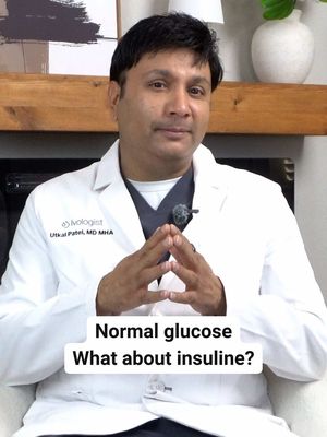 A normal glucose result does not tell you how insulin is responding. Fasting insulin can provide additional information in the right clinical context. PCOS can also be associated with insulin resistance, while cravings alone cannot diagnose it. Look at the pattern, not one lab value. Comment FREE to learn more about our GLP-1 programs. #InsulinResistance #FastingInsulin #PCOS #MetabolicHealth #HealthEducation