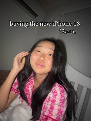 waking up at 2am to buy the new iPhone 18 #iphone18 #iphonelaunch #iphone18pro #applelaunch #morningroutine @apple 