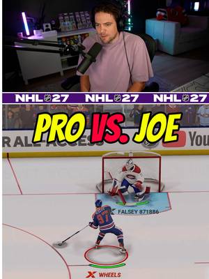 PRO vs JOE (NHL 27 Ranked Shootout)😳 #hockey #nhl27 #gaming 