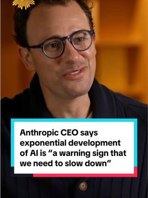 Dario Amodei says “I don’t think I fully just appreciated what it would actually be like when the progress was as fast it was,” adding current AI developments are a “warning sign” and “we need to slow down” in an interview with Senior Business and Tech Correspondent Jo Ling Kent. Watch the interview on CBS Sunday Morning September 13. #ai #artificialintelligence #technology #anthropic 