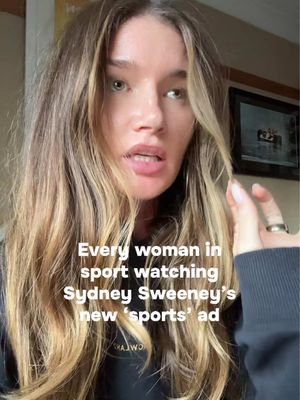 No Sydney, this ad is ANYTHING but tasteful .. As a former athlete turned sports presenter/content creator, I feel like I’m qualified to say this: I am all for women being sexy but was not it.  The sexualisation while promoting prediction maker company?! This is exactly what women in sport DON’T want ..  #womeninsports #sydneysweeney