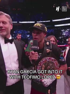 Ryan Garcia called out Teofimo Lopez 👀 Live on @DAZNBoxing #GarciaBenn🥊 #ryangarcia #conorbenn #boxing #boxingtiktok 
