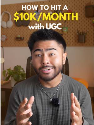 The math they DONT TELL YOU about when it comes to hitting a $10k month with UGC #ugc #ugccreator #sidehustle #branddeals #contentmonetization 