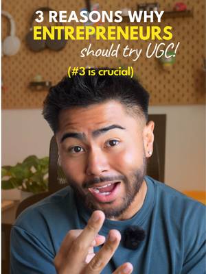 3 reasons why UGC is a MUST TRY for aspiring entrepreneurs wanting to start a side hustle and grow a business in 2026 #ugc #ugccreator #sidehustle #entrepreneur #financialfreedom 