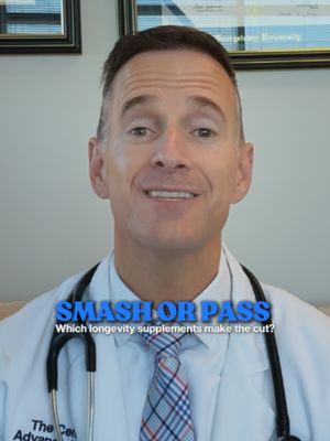 Smash or pass on the longevity supplements everyone keeps asking me about. Fast verdicts, based on the research not the hype. #LongevitySupplements #Longevity #Supplements #HealthyAging #LongevityMedicine