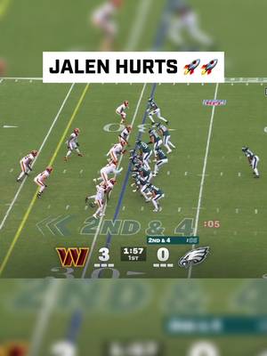Jalen Hurts deep passes are back 🔥 #nfl #eagles #phillytiktok #jalenhurts 