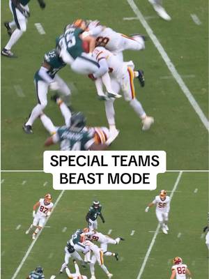 Just because it’s the punt team doesn’t mean you can’t go beast mode