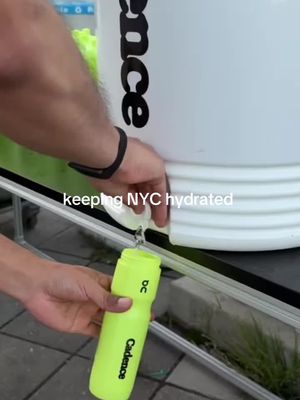 NYC stay hydrated. ⛽️