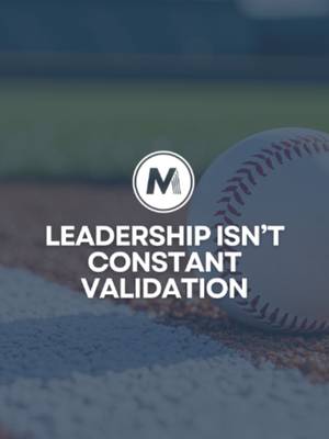 Great leadership isn’t about making people feel good after every result. There’s a difference between supporting someone and constantly reassuring them. Sometimes the best thing a leader can do is be honest enough to let the result speak for itself.