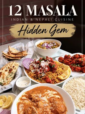 Hidden gem alert 🚨👀 Sometimes the best food comes from the places you’d never think to stop — and 12 Masala is one of those spots. Serving Indian & Nepali cuisine with big flavors, generous portions, and some seriously good biryani 🤤🔥 And yes… you absolutely need something sweet at the end. ✨Here’s what we tried: 🍹12 Special Sharbat mocktail 🍹Sunrise mocktail 🌶️65 gobi- cauliflower cooked with curry spices 🍜Thukpa- Warm Noodle soup with fresh vegetables 🍗Chicken Korma- Creamy coconut flavor curry with mild spices 🍛12 SPECIAL BIRYANI- Our special Biryani topped with Chicken 65 🫓Garlic Naan 🫓Kashmiri Naan 🍯Gulab Jamun 📲 @baramasala12 @12 Masala  📍8829 E.W.T Harris Blvd, Charlotte NC 🍛 Indian + Nepali Cuisine 💎 Charlotte-area hidden gem Would you try this spot? Save this one for your next food adventure! #hiddengem #CharlotteFoodie #Charlottenc #indianfood #nepalifood