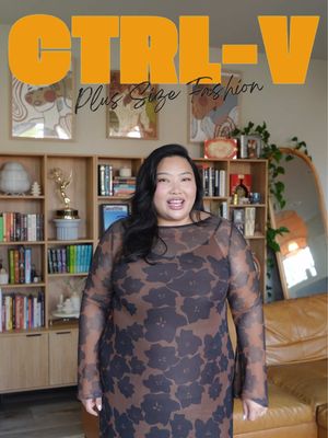 CTRL V Episode 32: Fall Florals 🍂💐 Florals for spring might not be groundbreaking… but who says florals have to be a spring-only thing? As seasons change, I’m swapping my clothes for deeper tones, richer colors, and moodier prints. 90s style is always coming back so a fall floral with a maxi dress is such a vibe! 🤎 #CTRLV #PlusSizeFashion #PlusSizeStyle #FallFashion #FallFlorals CurvyFashion PlusSizeOutfits FallOutfits