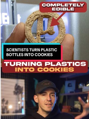 Scientists just figured out how to turn plastic bottles into cookies  #ai #Tech #techtok #robot #space 