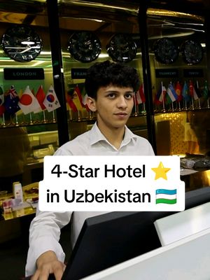 4-Star Hotel in Uzbekistan ⭐🇺🇿 #luxury #hotels #cheap #uzbekistan #travel 