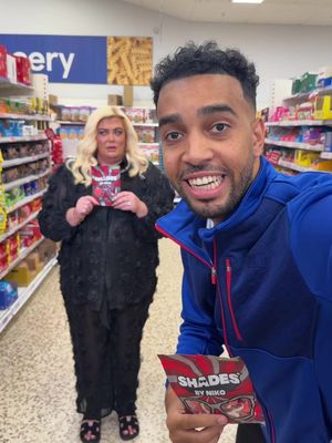 met this kind lady in tesco, she loves cherry cola