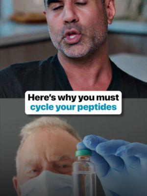Why are some peptides used in cycles instead of continuously? Sanjiv Lal breaks down attenuation—what can happen when cells are repeatedly exposed to the same signal. #Peptides #CellSignaling #Longevity #CellularHealth