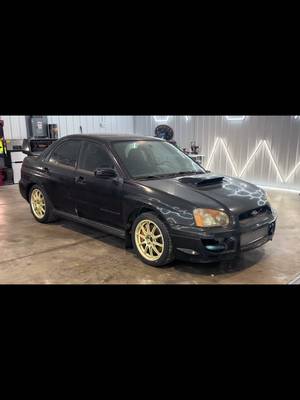This STI was pulled out of the trees and brought straight to my shop. It looks so much better now!! #detailing #transformation #fyp #sti #subaru 