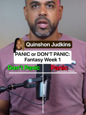 Who to panic and not panic on in Week 1