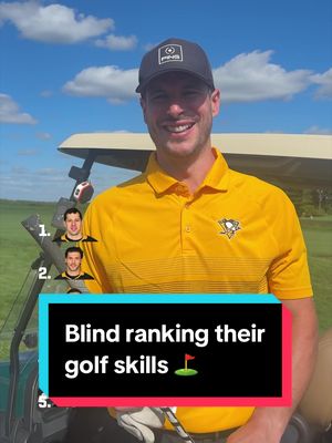 Golf game: ranked ⛳️ #NHL #penguins #golf 
