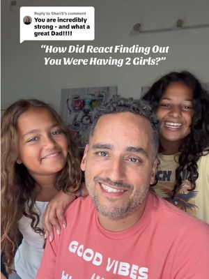 Replying to @ShariS It’s wild how sometimes we do have preferences on what you want your baby to be, and the last preference turned out to be your favorite. I love being a girl dad 💖 #girldad #parenting #twins #twingirls 