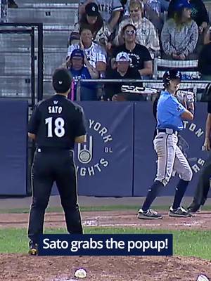 Sato with a bit of PFP! 👏 #wpbl #nyheights #womenssports #womeninsports #womensbaseball