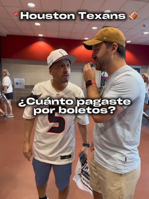 ¿Cuánto cuesta ir a un juego de los Texans? 🏈💸 Fuimos a preguntarle a los aficionados cuánto pagaron por sus boletos y las respuestas estuvieron muy variadas. Si estás buscando boletos para tu próximo partido, checa @TickPick Ahí puedes comparar opciones y encontrar el mejor precio sin cargos de servicio.