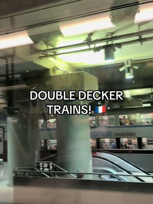 Double decker trains in the UK would be live!!!!!! #paris #hiddengemslondon #rer #parismetro #uktravel 